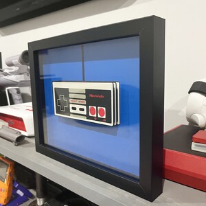 Nintendo Controller 3D Shadow Box, Retro Video Game Art (8x10) - Etsy