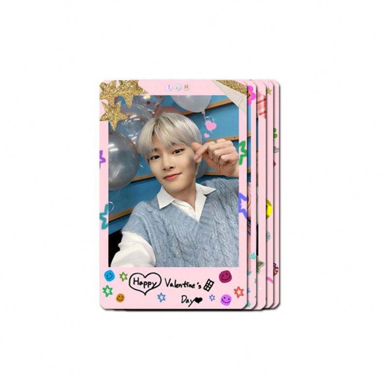 Stray Kids Valentine's Day Photocard Set Unofficial 8 Card Set Matte Matt Finish STAY Fans SKZ KPOP K-Pop Korean Boyband image 3