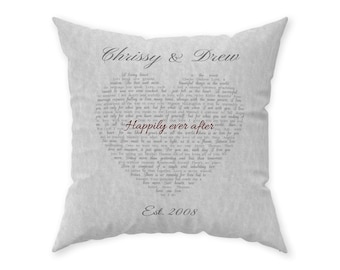 Pillow With Couples Name - Established Date Custom Pillow - Wedding Gifts Personalized Pillow - Gift For Couples - Engagement Gift Idea