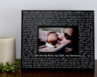 Daughter to Dad Gift | Personalized Picture Frame | Sisters to Dad | Father's Day Frame with Caption | Dads heartfelt birthday from Daughter