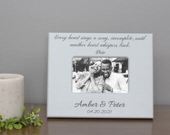 Engagement Frame | Wedding Frame | Started Dating Frame | When we met Frame | Bridal Shower Gift