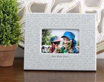 Best Mom Ever! Picture Frame, Write your own Caption, Mom Gift from children, Mom Office Gift, Mothers Day Gift Ideas, Make Mom Cry