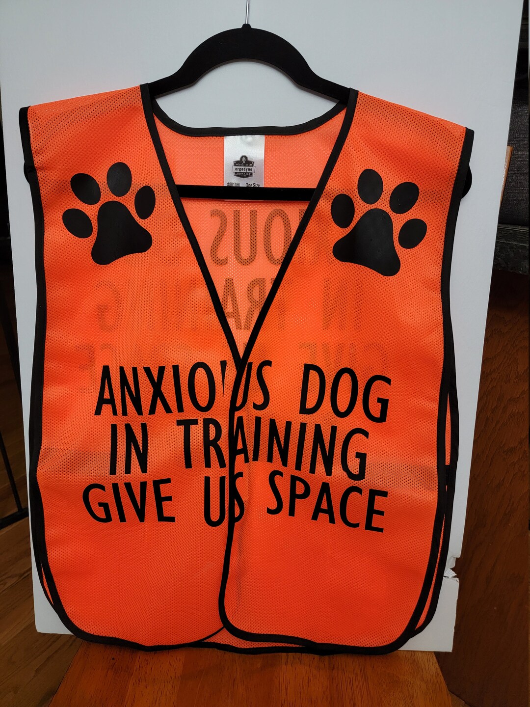 Anxious Dog, Give Us Space Vest for Humans Etsy