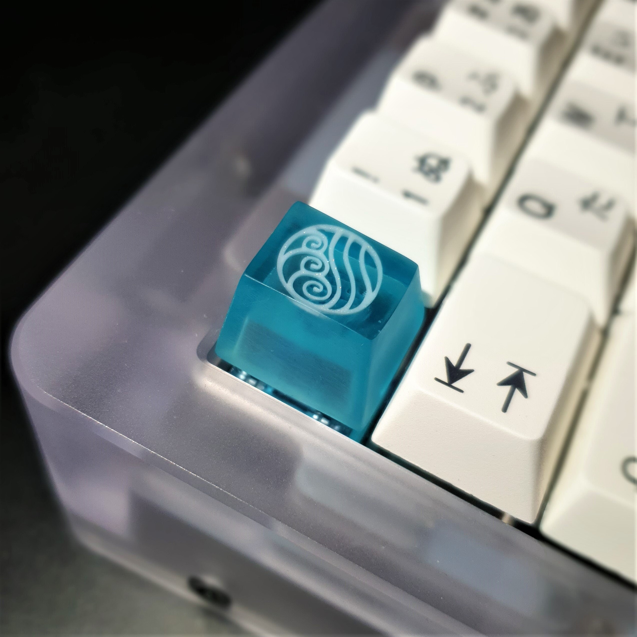 Water Element Resin Keycap Etsy