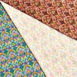 PRE ORDER Liberty Japan Fabric Tana Lawn - 150th Anniversary Collection from the studio Iona Flower - Cotton Quilting Fabric, Floral fabric