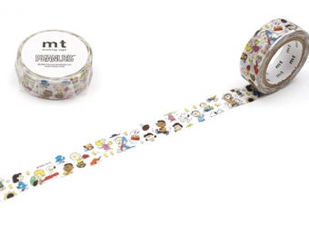 mt x Peanuts Snoopy, Characters, Japanese Masking 15mm Washi Tape