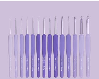 Limited Edition Tulip ETIMO Japan Blue Wa Bi Crochet Hook With