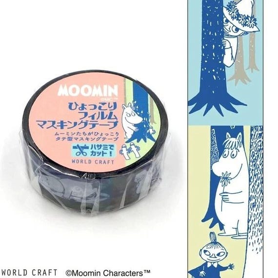 Moomin Clear Film PET Washi Masking Tape, Woods