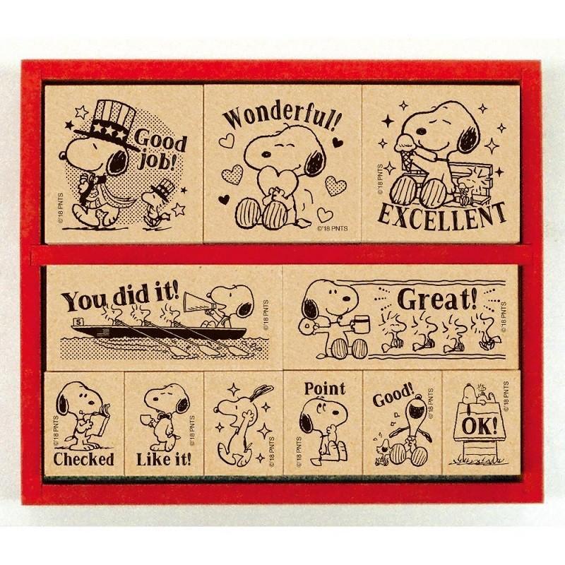 Snoopy Japan Stamp Set - Etsy