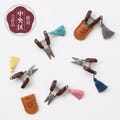 Cohana Japan Seki Mini Scissors - Handcrafted Japanese Thread Snips with Silk Tassel & Leather Case product logo
