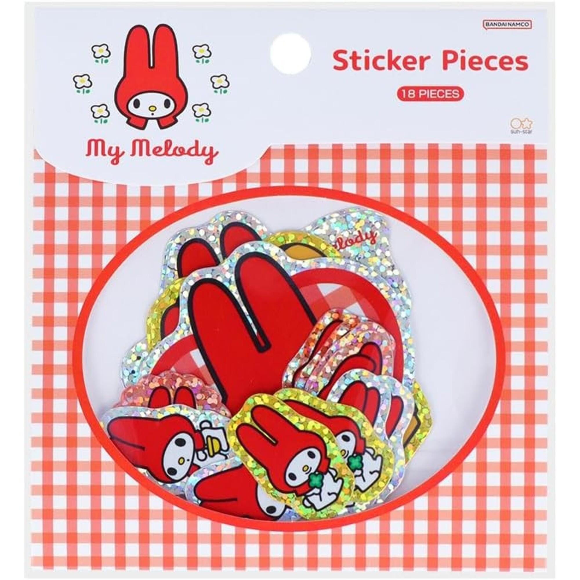 Melody Cheque My Melody Stickers: Red Check Sanrio Designs (holographic, Multi-size ...