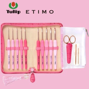 PRE ORDER Tulip Etimo Rose Crochet Hook Set with storage case