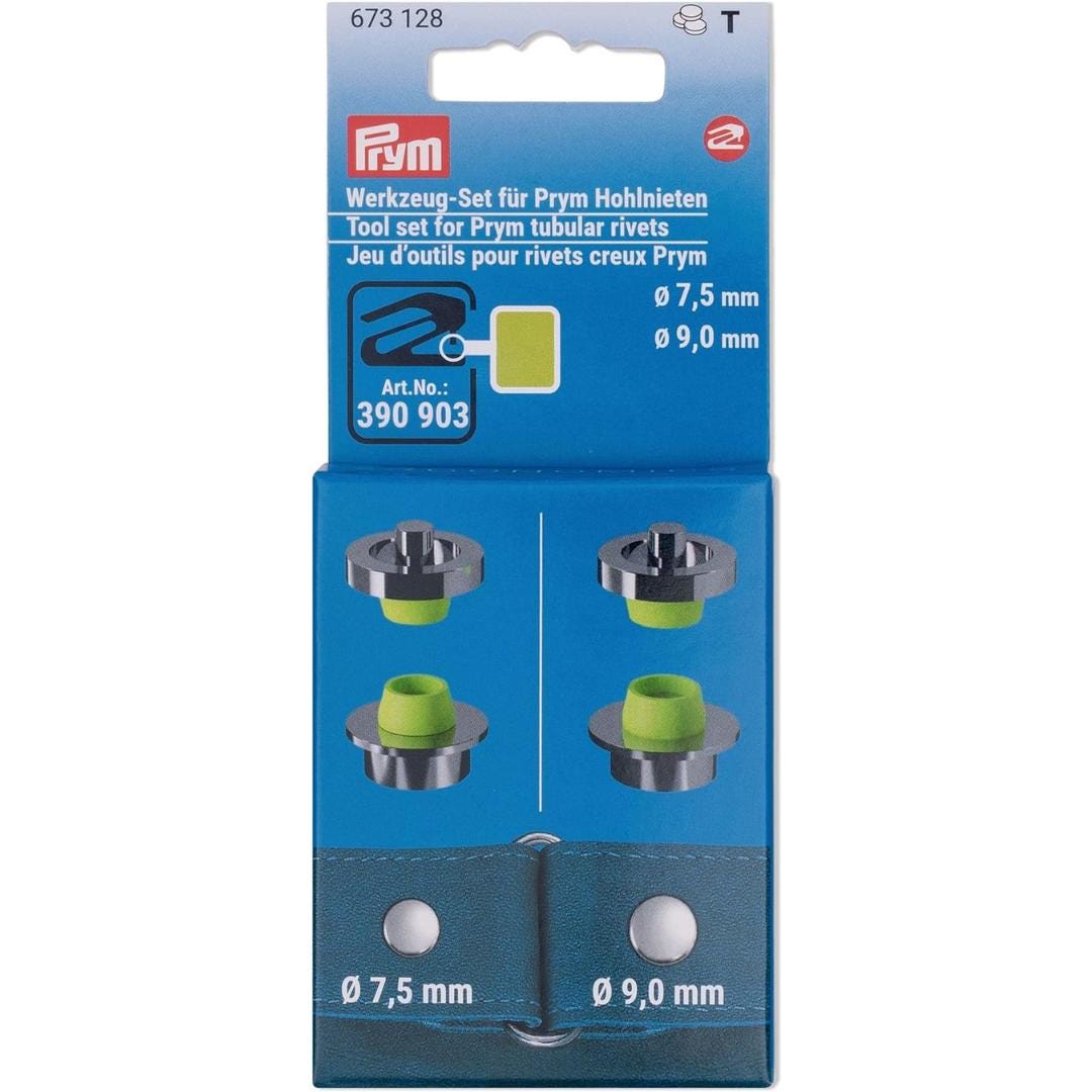 Prn1 Rivet Set Prym Tubular Rivets Tool Set - 7.5mm & 9mm Rivet Installation Kit ...