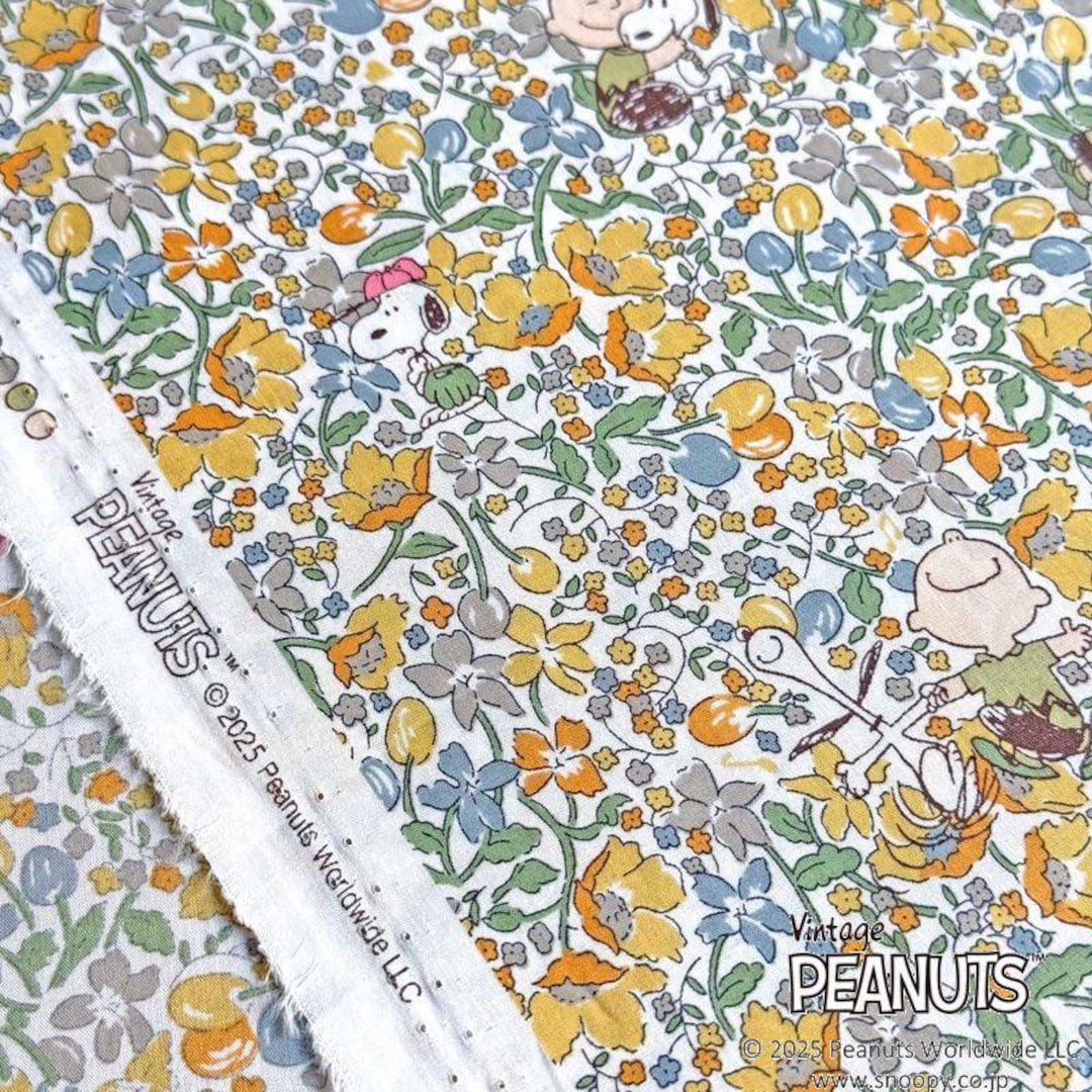Liberty Japan X Peanuts Snoopy, Limited Edition, Tana Lawn