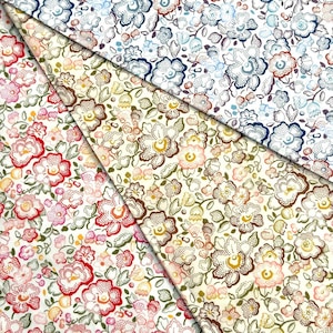 PRE ORDER Liberty Japan Fabric Tana Lawn - 150th Anniversary Collection from the Betsy Dot - Cotton Quilting Fabric, Floral Fabric