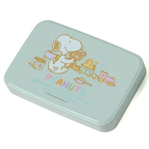 Sewing Storage Box with Tools Kit Peanuts Snoopy Dusty Green