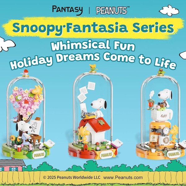 Peanuts Building Block Set - Snoopy Fantasia Series