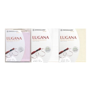 PRECUT Zweigart Lugana 25 Count evenweave Embroidery Cross-stitch Fabric 3835