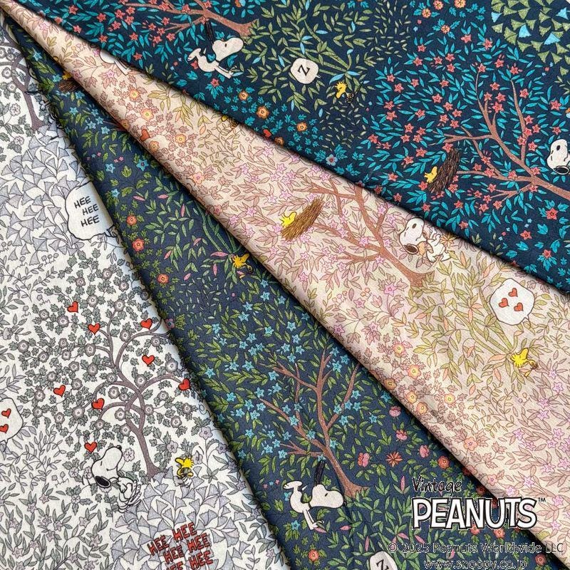 Liberty Japan X Peanuts Snoopy, Limited Edition, Tana Lawn