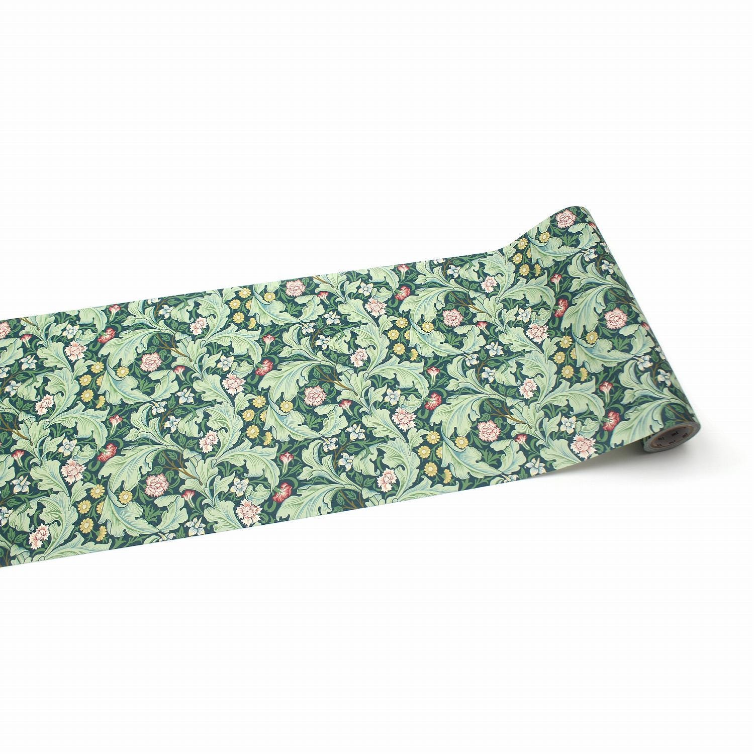 Masking Tape MT – William Morris 5 Cm – Motif Feuillage Fleuri (Neuf)