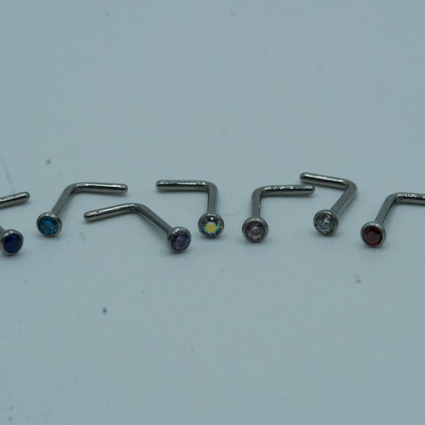 Micro Bendable Nose Ring Etsy