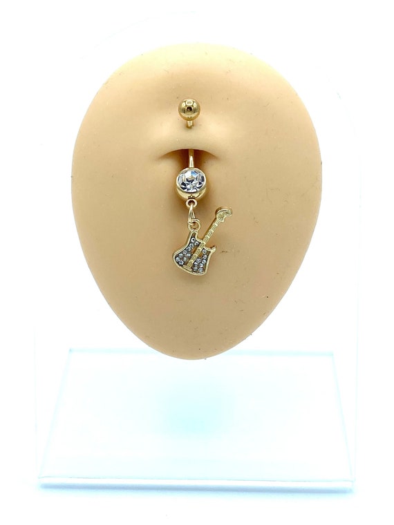 Belly button rings dangle diamonds deals