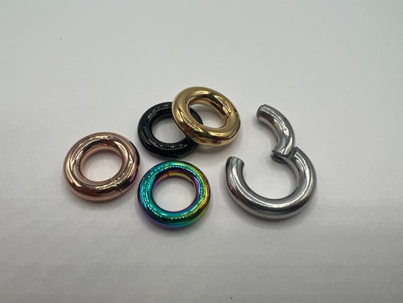 G23 Tanio Piercing Orecchino A Cerchio Catena Pendente Segmento Anello Setto Clicker Orecchio Cartilagine Elica Trago Lobo Naso Gioielli Per Il Corpo - Foto 9