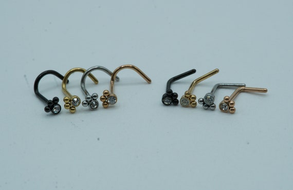15 Stücke 20 G Chirurgenstahl Flache Kugel Klarer Diamant
