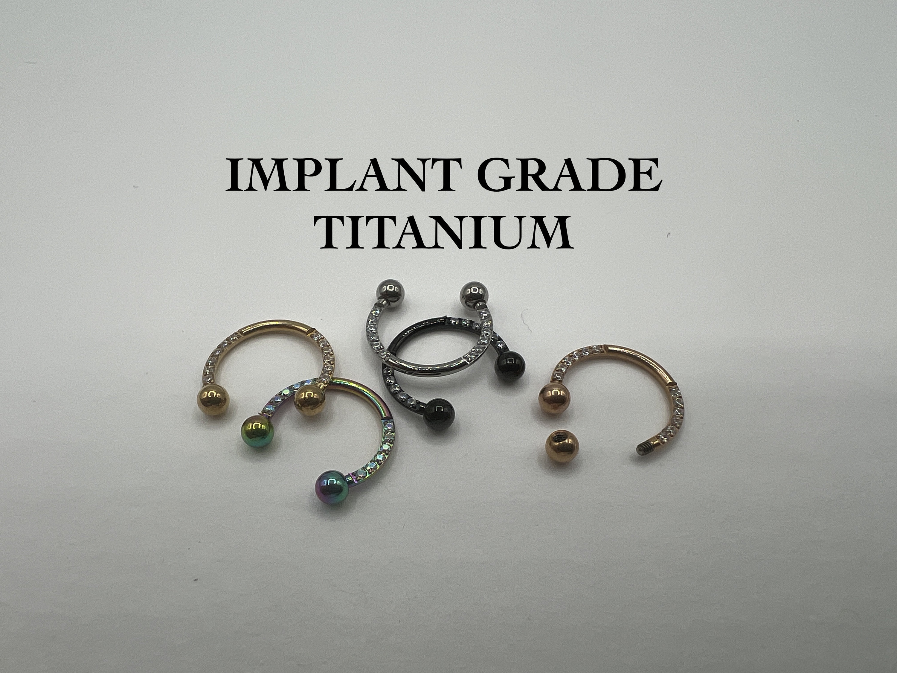 Anelli Per Il Naso A Forma Di Ferro Di Cavallo Circolare In Acciaio Inossidabile 303, Gioielli Piercing Al Naso Per Le Donne, Blu, Diametro Interno - Foto 10