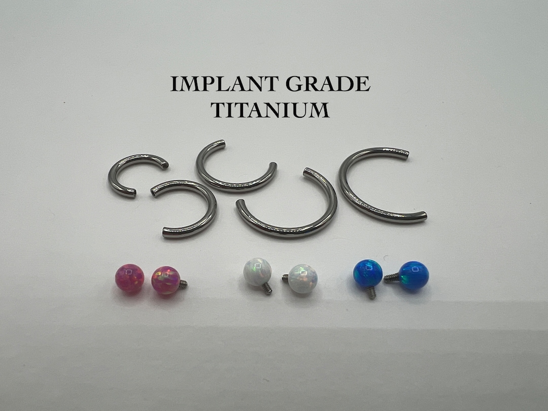 Opal Horseshoe Septum Ring Horseshoe Circular Barbell Conch Daith Rook