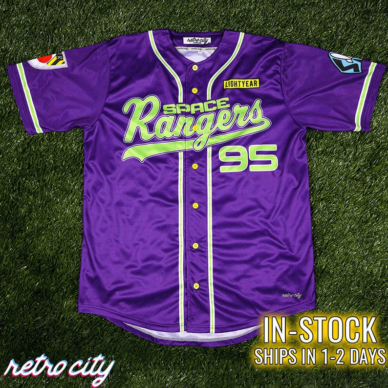 Space Rangers Baseball Space Rangers 'toy Story' Buzz Lightyear Baseball Fan Jersey *IN-STOCK ...