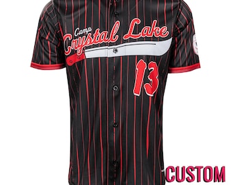 Camp Crystal Lake Horror Baseball Jersey *CUSTOM*