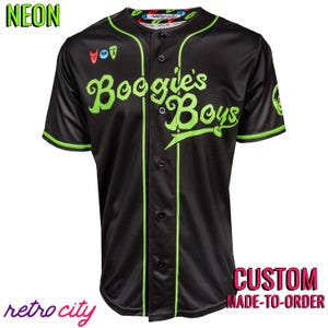 Boogie's Boys Halloween Town Baseball Jersey NEON *CUSTOM*