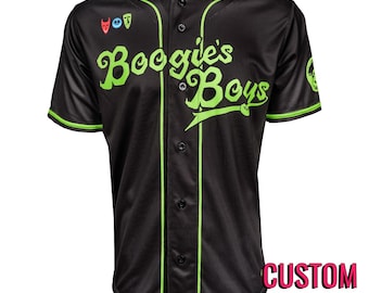 Boogie's Boys Halloween Town Baseball Jersey NEON *CUSTOM*