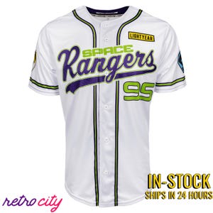 Space Rangers &#39;Toy Story&#39; Buzz Lightyear Baseball Fan Jersey *IN-STOCK*