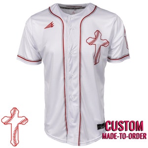Baseball Cross Seams Full-Button Baseball Jersey *CUSTOM*