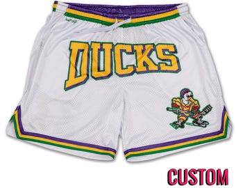 Mighty Ducks Goldberg Retro Mesh Pocket Shorts *CUSTOM*