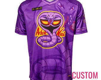 Arbok Kai V-neck Baseball Jersey *CUSTOM*