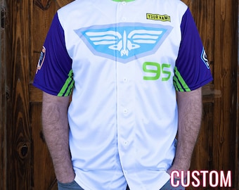 Koszulka fana baseballu Space Rangers Buzz Lightyear 'Toy Story' Disney Movie *NA ZAMÓWIENIE*