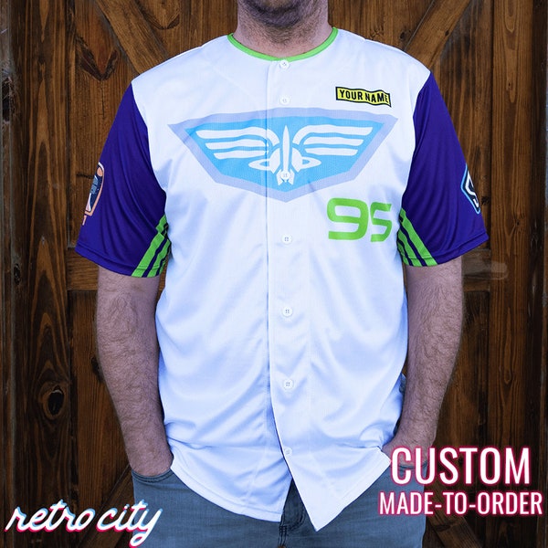 Buzz Lightyear Baseball Jersey Etsy