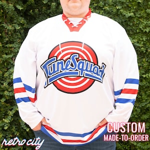 Space Jam &#39;Tune Squad&#39; Hockey Jersey *CUSTOM*