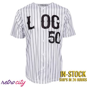 ケンダル ロイ サクセション 'L to the OG' ピンストライプ フルボタン ベースボール ジャージ *在庫あり*