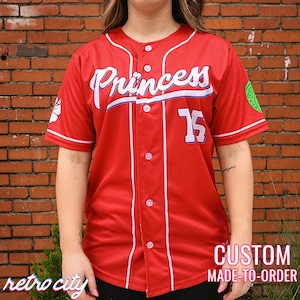 Princess Moana Island Princess Baseball Jersey *CUSTOM*