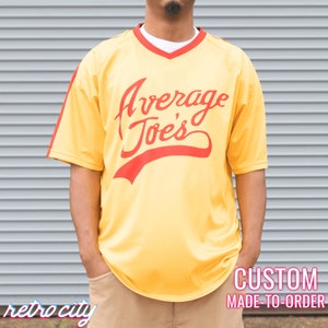 Average Joe's Gym Dodgeball V-Neck Baseball Jersey *CUSTOM*