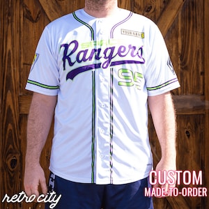 Space Rangers 'Toy Story' Disney Movie Buzz Lightyear Baseball Fan Jersey *CUSTOM*