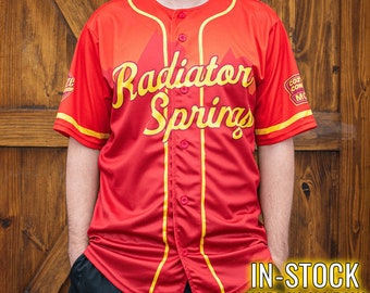 retro-city-threads Sloth Pirates Baseball Jersey (Red) 3XL