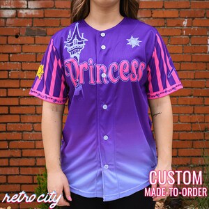 Princess Rapunzel Tower Princess Baseball Fan Jersey *CUSTOM*