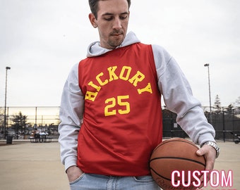 Hickory High School 'Hoosiers' Jimmy Chitwood Basketball Jersey *CUSTOM*