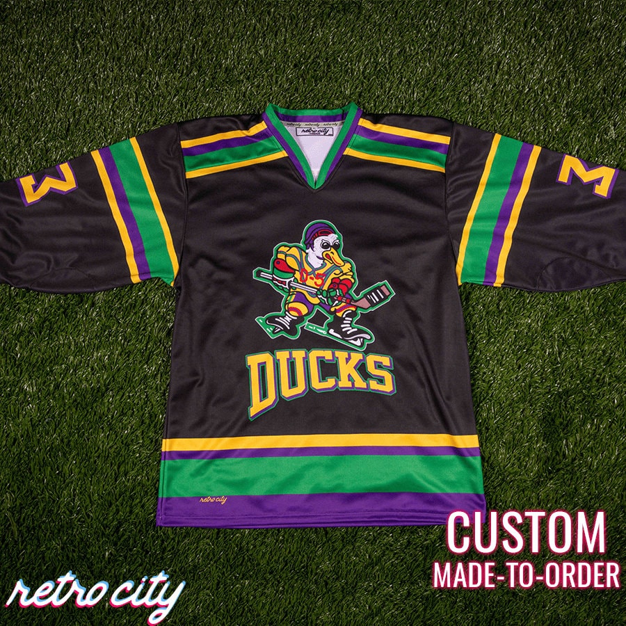Vintage Mighty Ducks Wild Wings Hockey Jersey Sweater NHL -  New Zealand