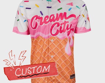 Cream City Ice Cream Lifestyle Baseball Jersey *CUSTOM*